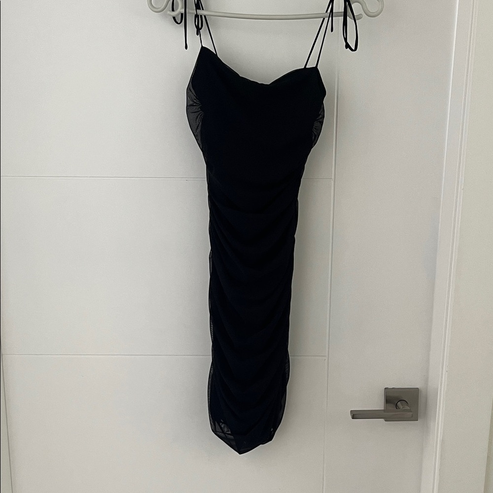 Sunday Best Black Backless Dress